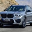 F97 BMW X3 M, F98 X4 M revealed with up to 510 hp