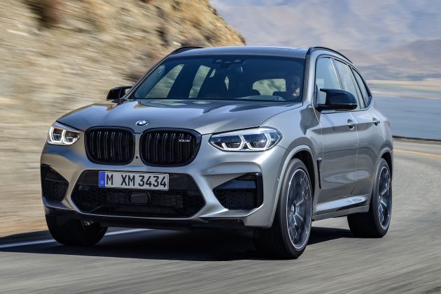 F97 BMW X3 M, F98 X4 M revealed with up to 510 hp