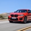 F97 BMW X3 M, F98 X4 M revealed with up to 510 hp