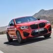F97 BMW X3 M, F98 X4 M revealed with up to 510 hp