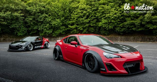 Toyota 86 and Subaru BRZ get the Liberty Walk touch
