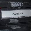 Audi A3 Sedan facelift in M’sia – 1.4 TFSI from RM240k