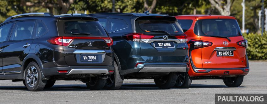 Driven Web Series 2019: affordable seven-seaters – new Perodua Aruz vs Honda BR-V vs Toyota Sienta 928585
