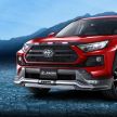 Toyota RAV4 gains TRD and Modellista parts in Japan