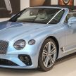 Bentley Continental GT Convertible previewed in Malaysia – drop-top priced from RM2.24 million