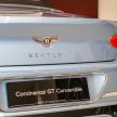 Bentley Continental GT Convertible previewed in Malaysia – drop-top priced from RM2.24 million