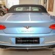 Bentley Continental GT Convertible previewed in Malaysia – drop-top priced from RM2.24 million