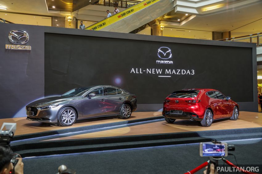 2019 Mazda 3 launched in Malaysia – hatchback and sedan; three variants; price from RM140k to RM160k 987309