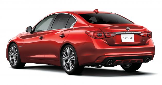 2019 Nissan Skyline facelift debuts in Japan – ProPilot 2.0; GT-R-inspired styling; up to 405 PS twin-turbo V6