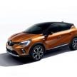 2020 Renault Captur – CMF-B platform, Level 2 autonomous; 1.6 L PHEV, two diesels, three petrols