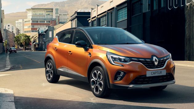 2020 Renault Captur – CMF-B platform, Level 2 autonomous; 1.6 L PHEV, two diesels, three petrols