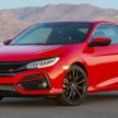 2020 Honda Civic Si Coupe and Sedan debut in the US