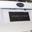 2019 Subaru Forester previewed in Malaysia – three 2.0L variants offered, EyeSight for range-topper