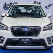 2019 Subaru Forester launched in Malaysia – from RM140k; three 2.0L variants; top spec gets EyeSight