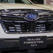 2019 Subaru Forester launched in Malaysia – from RM140k; three 2.0L variants; top spec gets EyeSight