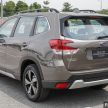 2019 Subaru Forester launched in Malaysia – from RM140k; three 2.0L variants; top spec gets EyeSight