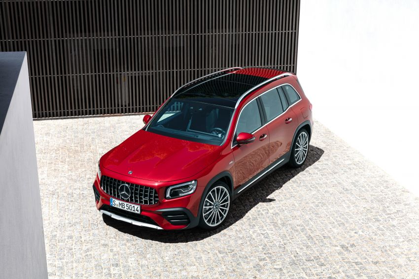 Mercedes-AMG GLB 35 4Matic X247 didedah – kuasa 302 hp dan 400 Nm tork, pacuan semua roda 4Matic 1008444