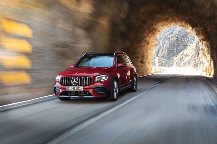 Mercedes-AMG GLB 35 4Matic X247 didedah – kuasa 302 hp dan 400 Nm tork, pacuan semua roda 4Matic 1008457