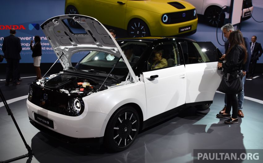 Honda e on display at the 2019 Frankfurt Motor Show – two outputs; priced from RM136,108 in Germany 1013864