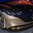 Mercedes-Benz EQS teased, prototype next to concept