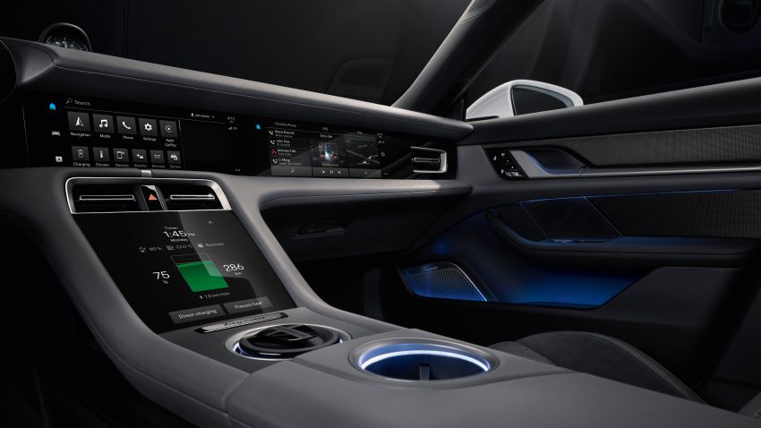 Porsche Taycan diperkenalkan – model elektrik penuh dengan kuasa hingga 761 PS dan 1,050 Nm tork 1011123