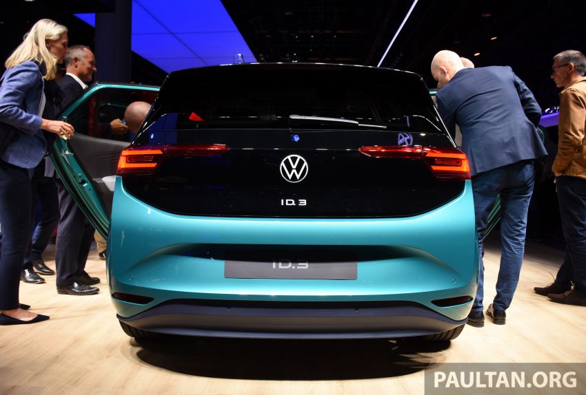 Volkswagen ID.3 pure electric car debuts – rear-wheel drive, up to 550 km range; from RM138k in Germany 1011651