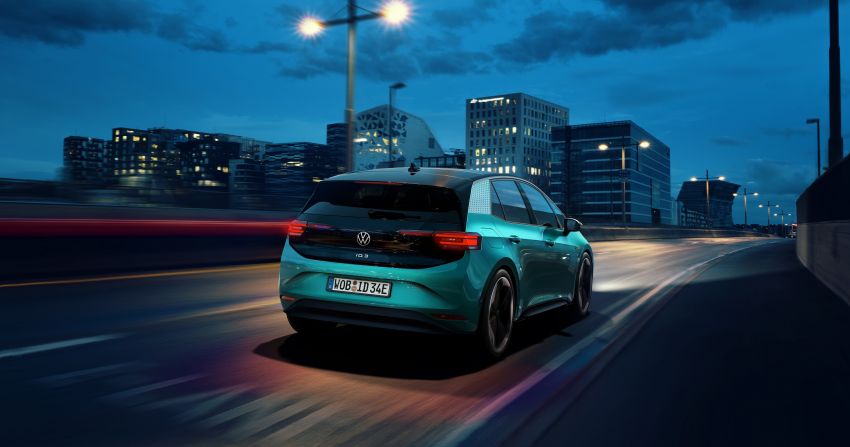 Volkswagen ID.3 pure electric car debuts – rear-wheel drive, up to 550 km range; from RM138k in Germany 1012255