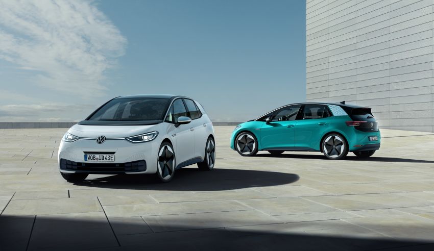 Volkswagen ID.3 pure electric car debuts – rear-wheel drive, up to 550 km range; from RM138k in Germany 1012262