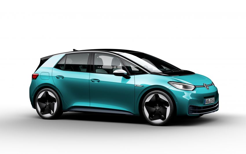 Volkswagen ID.3 pure electric car debuts – rear-wheel drive, up to 550 km range; from RM138k in Germany 1012288