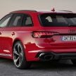 2020 B9 Audi RS4 Avant facelift – 17% more efficient