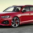 2020 B9 Audi RS4 Avant facelift – 17% more efficient