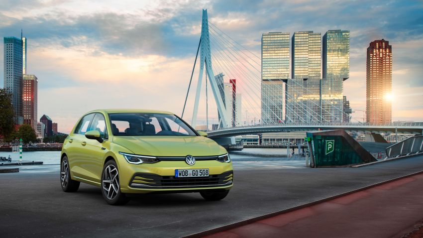 Volkswagen Golf Mk8 officially debuts – redesigned inside and out, new technologies, mild hybrid engines 1035473