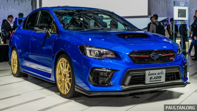 Tokyo 2019: Subaru WRX STI EJ20 Final Edition on display – limited to 555 units; 308 PS and 422 Nm