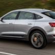 Audi e-tron Sportback – SUV coupe EV 355 hp, 561 Nm
