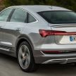 Audi e-tron Sportback – SUV coupe EV 355 hp, 561 Nm