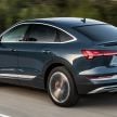 Audi e-tron Sportback – SUV coupe EV 355 hp, 561 Nm