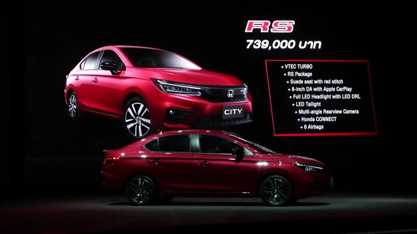 2020 Honda City debuts in Thailand – new fifth-gen model gets a 1.0L turbo engine with 122 PS, 173 Nm 1050811