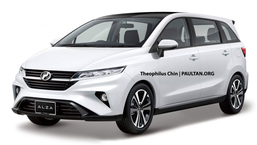 2021 Perodua Alza D27A – new next-gen MPV rendered 1049440