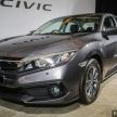 Honda Civic 2020 diperkenalkan secara rasmi di M’sia – dengan Honda Sensing, harga bermula RM113,600