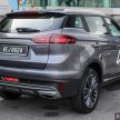 2020 Proton X70 CKD launched in Malaysia – Volvo 7DCT, +15 Nm, 13% better economy; RM95k to RM123k