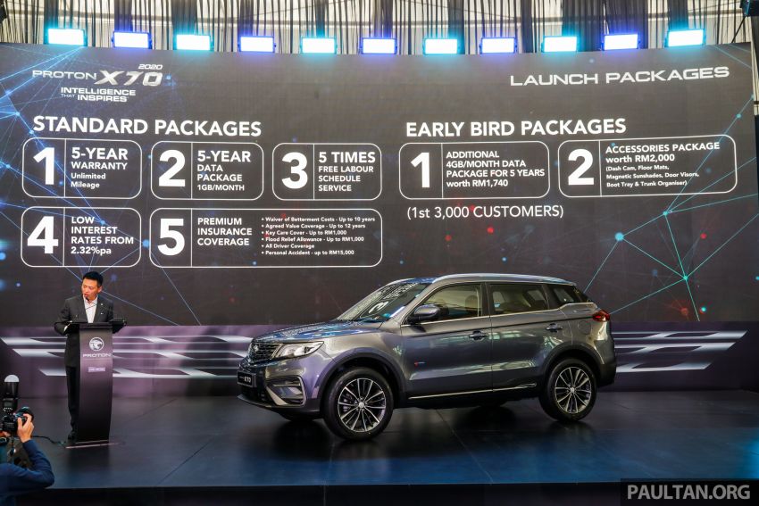 2020 Proton X70 CKD launched in Malaysia – Volvo 7DCT, +15 Nm, 13% better economy; RM95k to RM123k 1080928