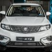 Proton X70 CKD dilancarkan secara rasmi – harga bermula RM95k, kotak gear DCT 7-kelajuan, 4 varian