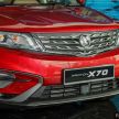 Proton X70 CKD dilancarkan secara rasmi – harga bermula RM95k, kotak gear DCT 7-kelajuan, 4 varian