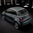 2020 Fiat 500 revealed – all-electric with 320 km range, 118 hp; 500-unit launch edition from RM176k in Europe