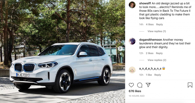 BMW iX3 – official images of new electric SUV leaked