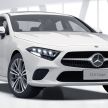 C257 Mercedes-Benz CLS 260 launched in China – 1.5 litre turbo four-cylinder with 184 PS; from RM354k