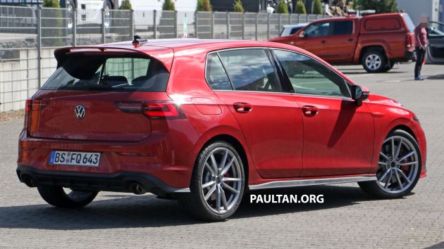 SPIED: Volkswagen Golf GTI TCR Mk8 at Nürburgring