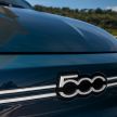2020 Fiat 500 – EV now available as hardtop hatchback