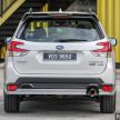 Subaru Forester now offered in Malaysia with rebates up to RM30,000 for selected model-year units, colours