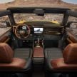 Sixth-generation Ford Bronco debuts – two EcoBoost petrols, removable panels and washable interior